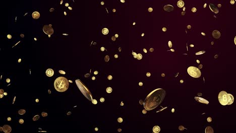 bitcoin rain animation