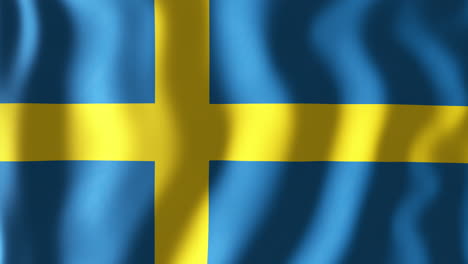 aniamtion of waving flag of sweden