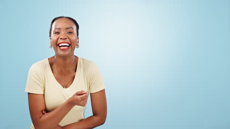 Thinking,-face-and-happy-woman-in-studio