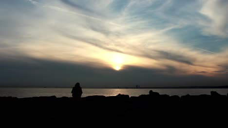 Sadness-Alone-Man-Silhouette-With-Seaview-3