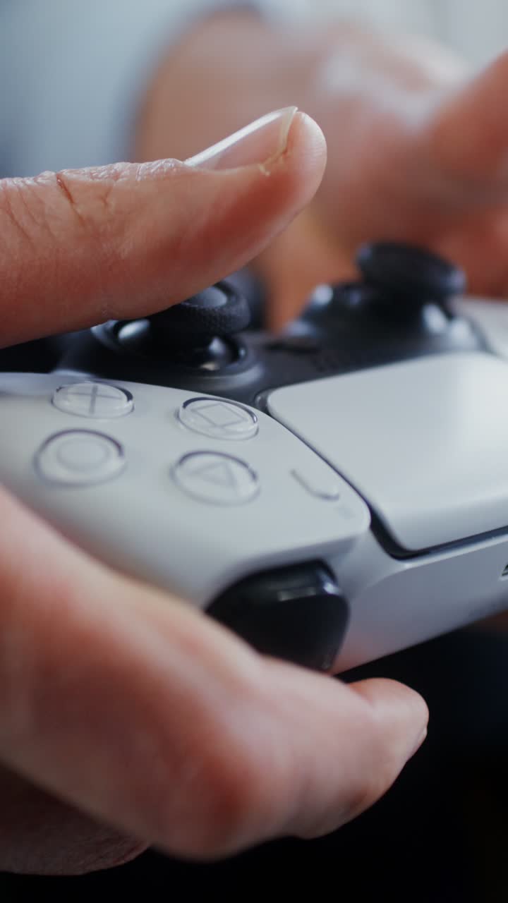 Close-up of a Playstation Dual Sense Controller