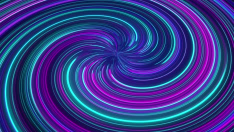 neon twirl line background animation