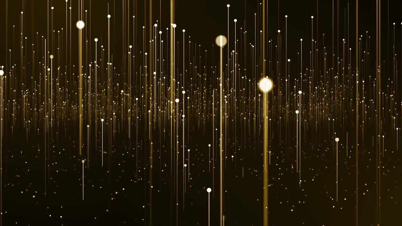입자 금 반이는 보케상 먼지 추상적인 배경 루프