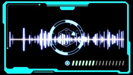 hud elementos futuristas monitor objetivo interfaz de control de usuario panel de pantalla