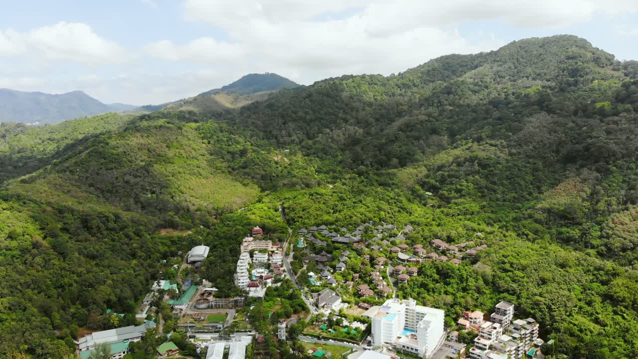 Residential houses-hotels amidst greenery paradise in Phuket Province