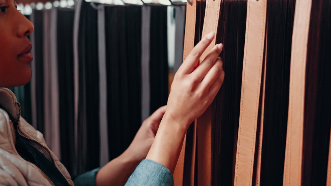 Leeratelier, riem en vrouwenhanden