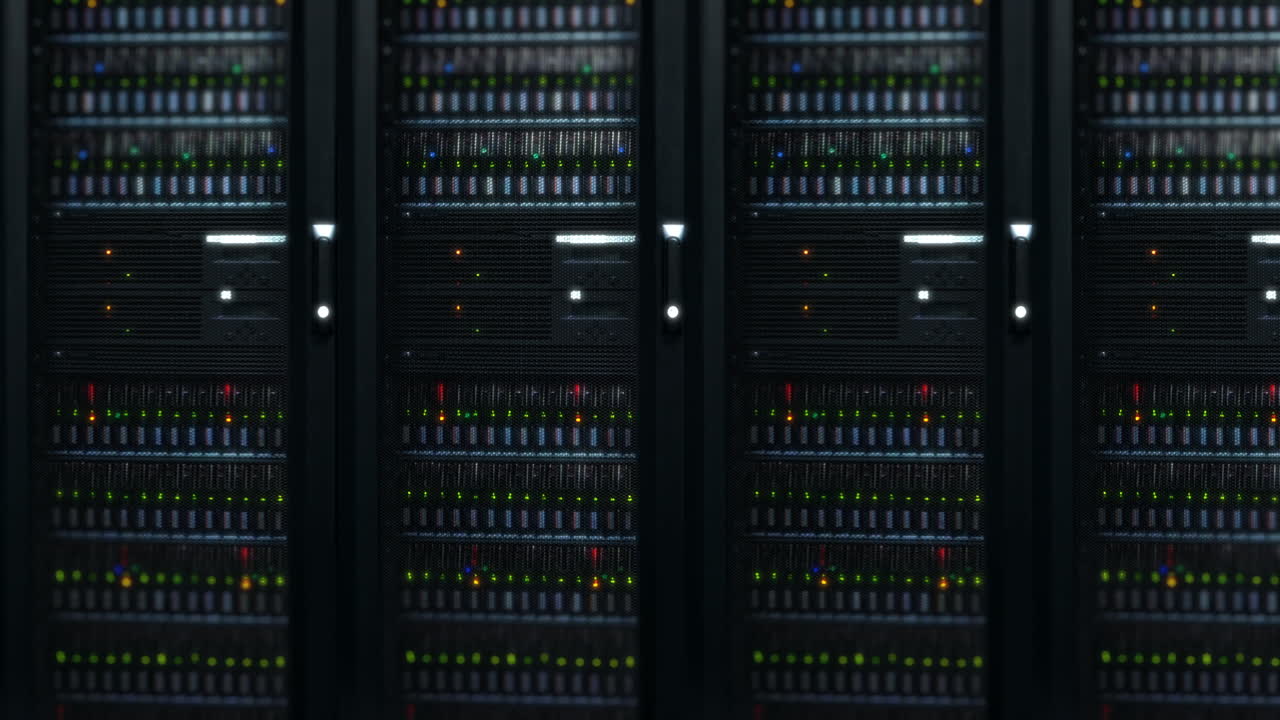 Server Rack in a Data Center