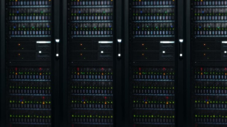 Server Rack in a Data Center
