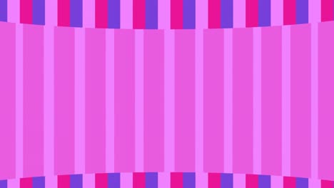 animation of red and blue stripes moving on pink background