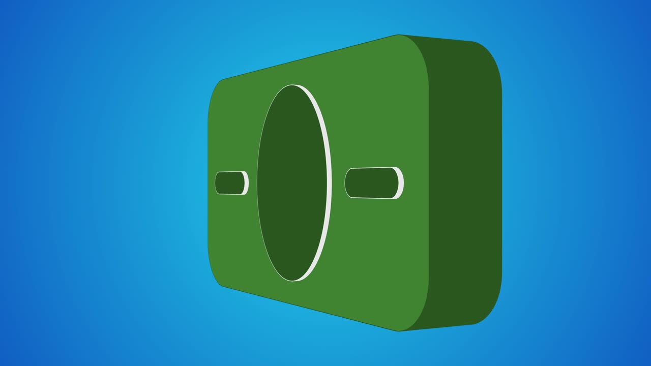 dinero rotando icono rotación de animación 3d