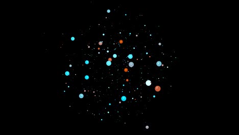 3d balls background. dynamic 3d circles