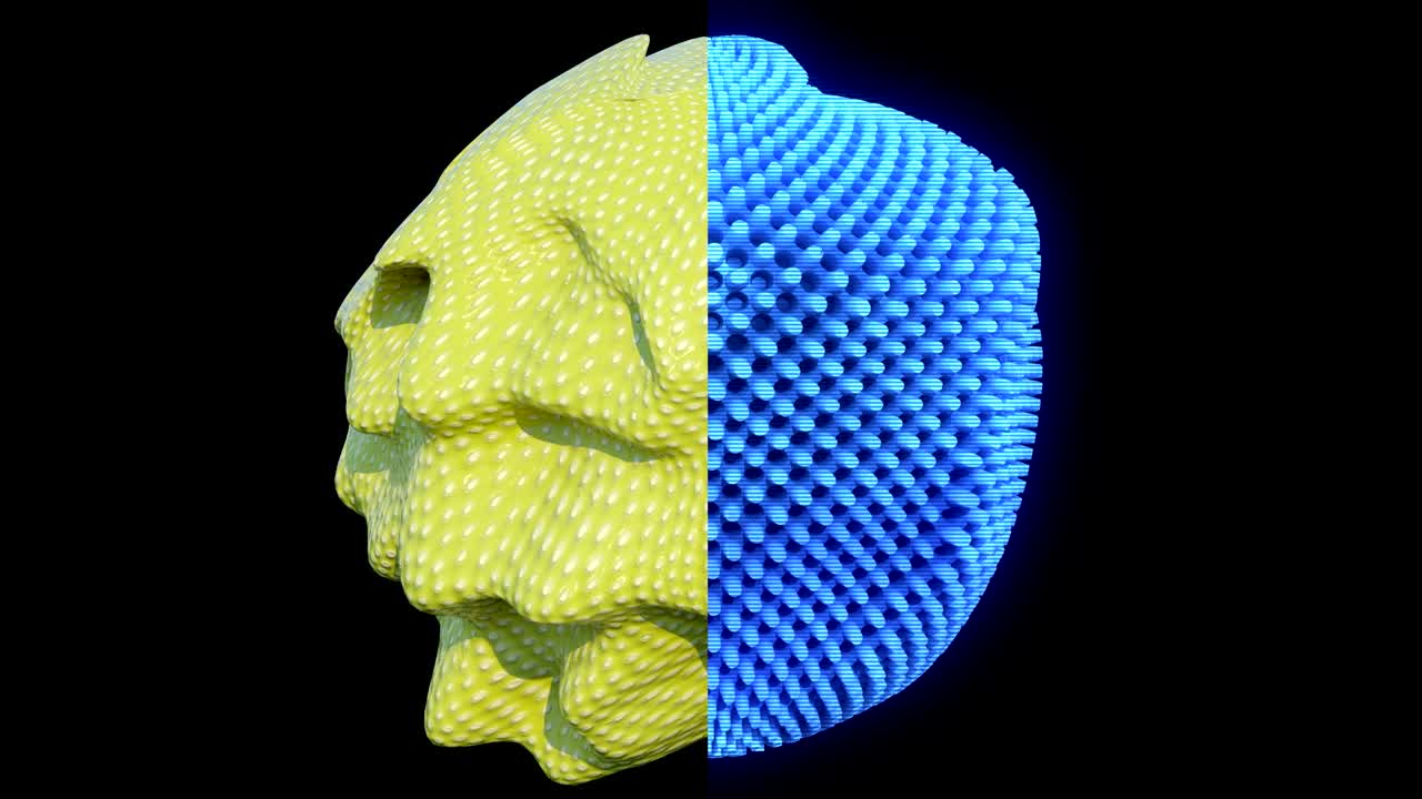 4k concepto de investigación celular abstracto.