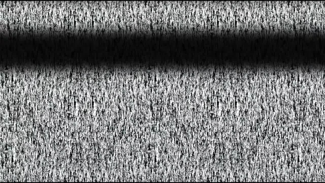 Glitch noise static television VFX. Visual video effects stripes Loop Animation Background,