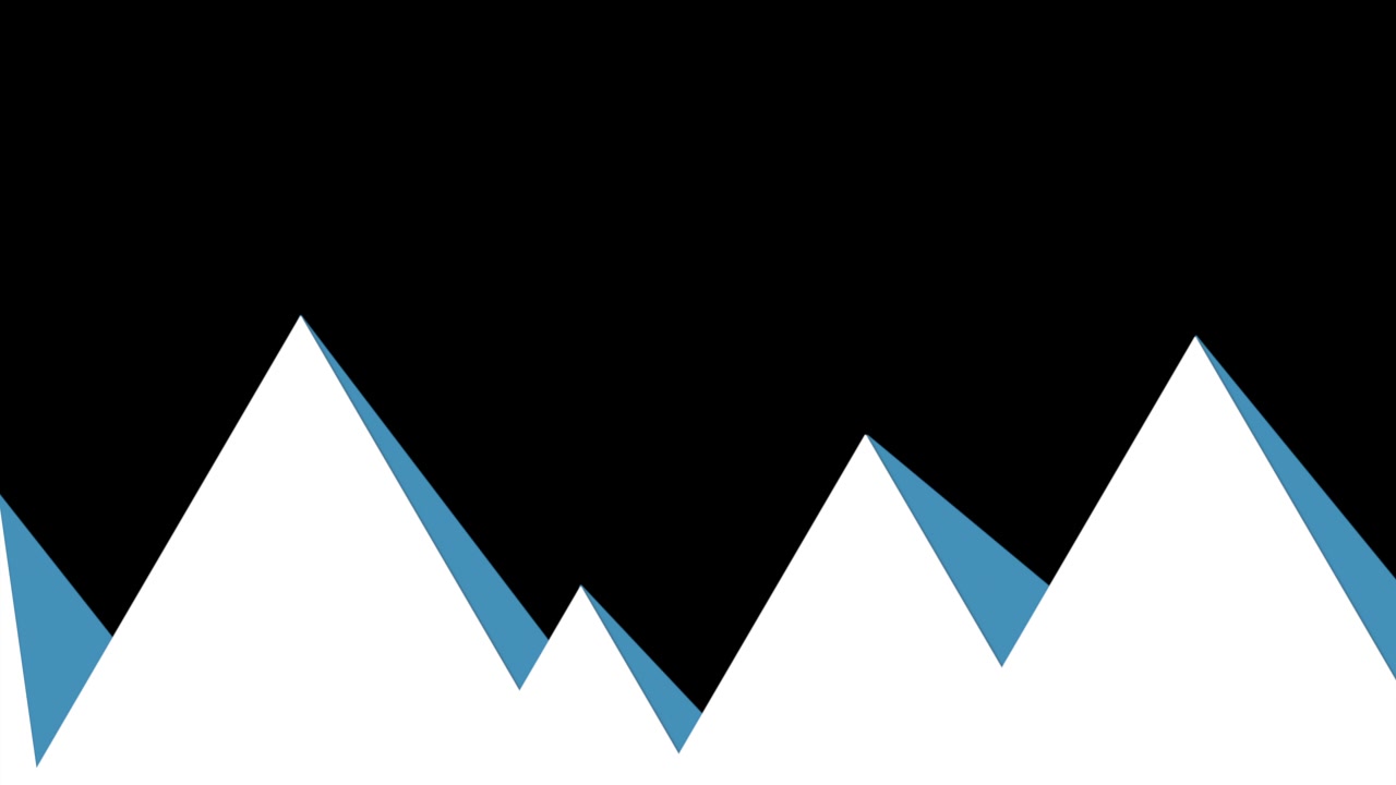 50p animated mountain graphics opener