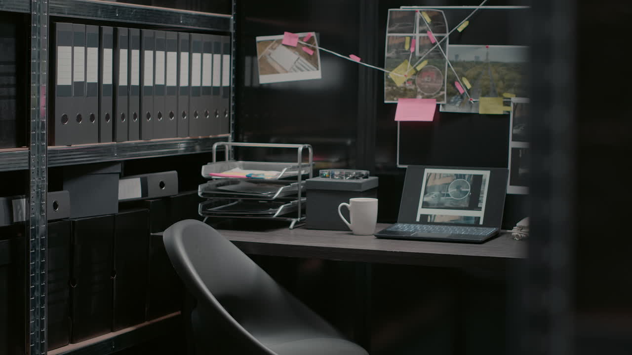 Detective working on an investigation