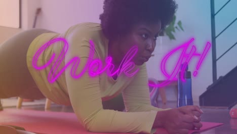 animación de trabajo sobre mujeres afroamericanas practicando yoga