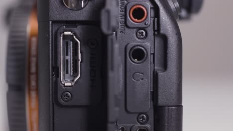 camera ports closeup