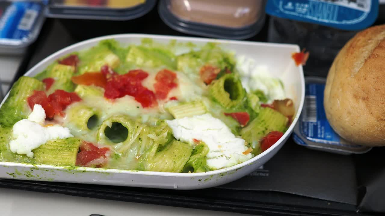 Airplane Pasta Meal