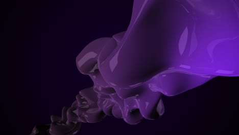 liquid purple shapes