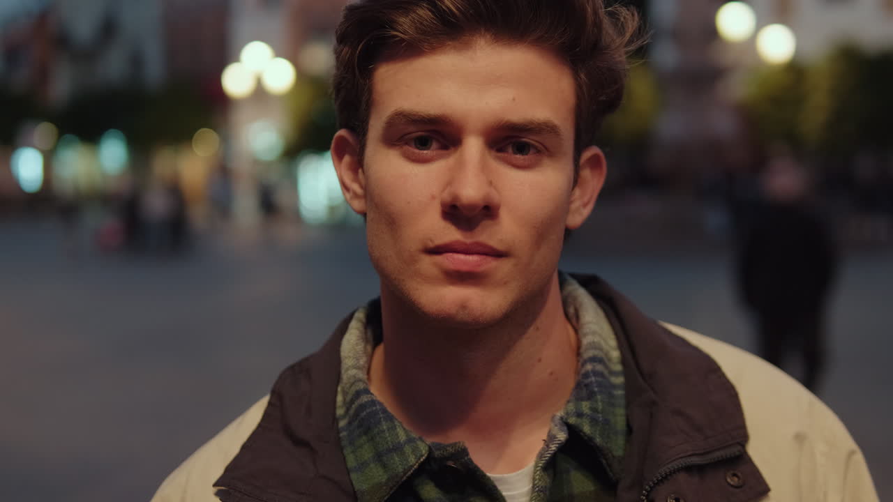 Young Man in Seville at Dusk
