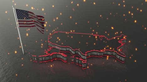 us map background 4k