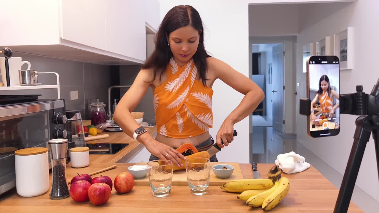 receta de batido saludable de papaya