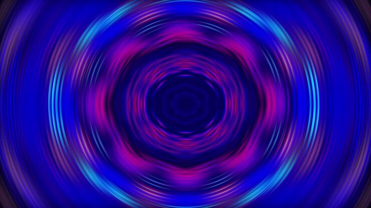 Sfondo astratto radiale blu