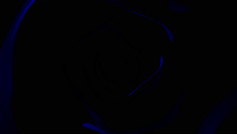 flickering blue flame engulfed in black smoke
