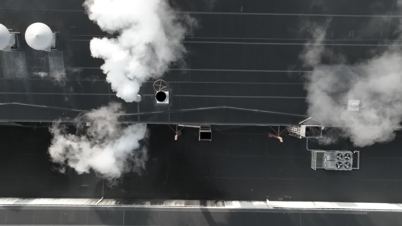 arriba hacia abajo de la contaminación de escape