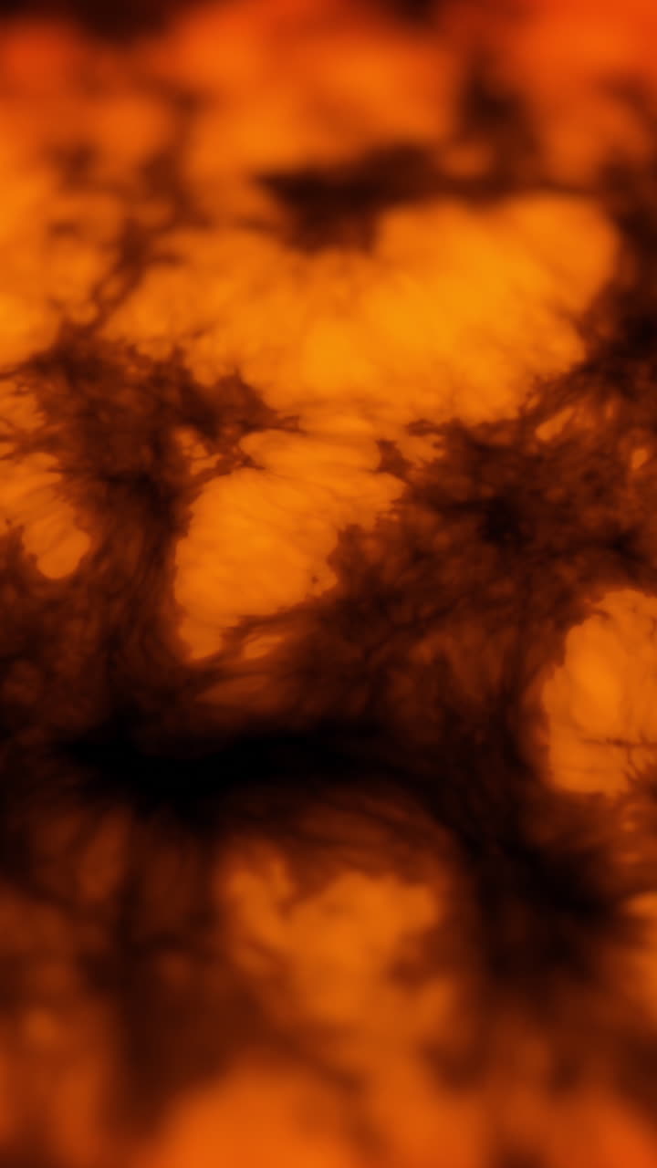 humo naranja y negro abstracto