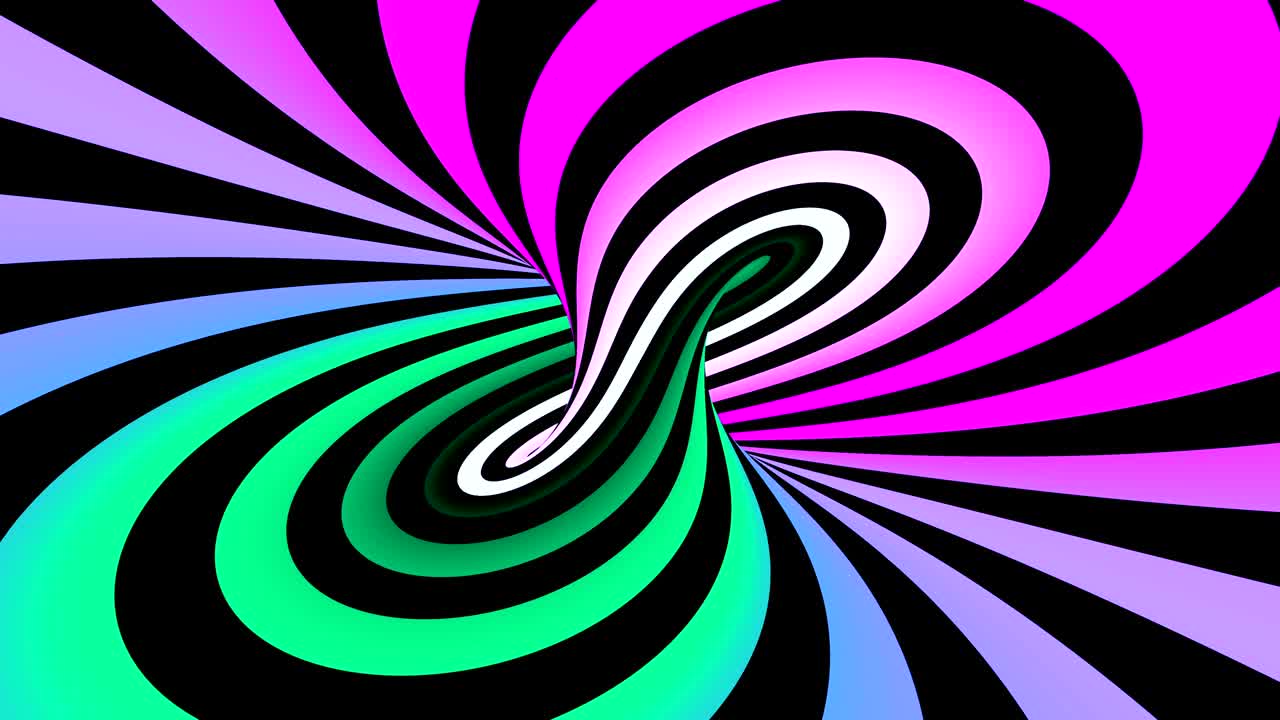 ilusión espiral hipnótica bucle sin costuras