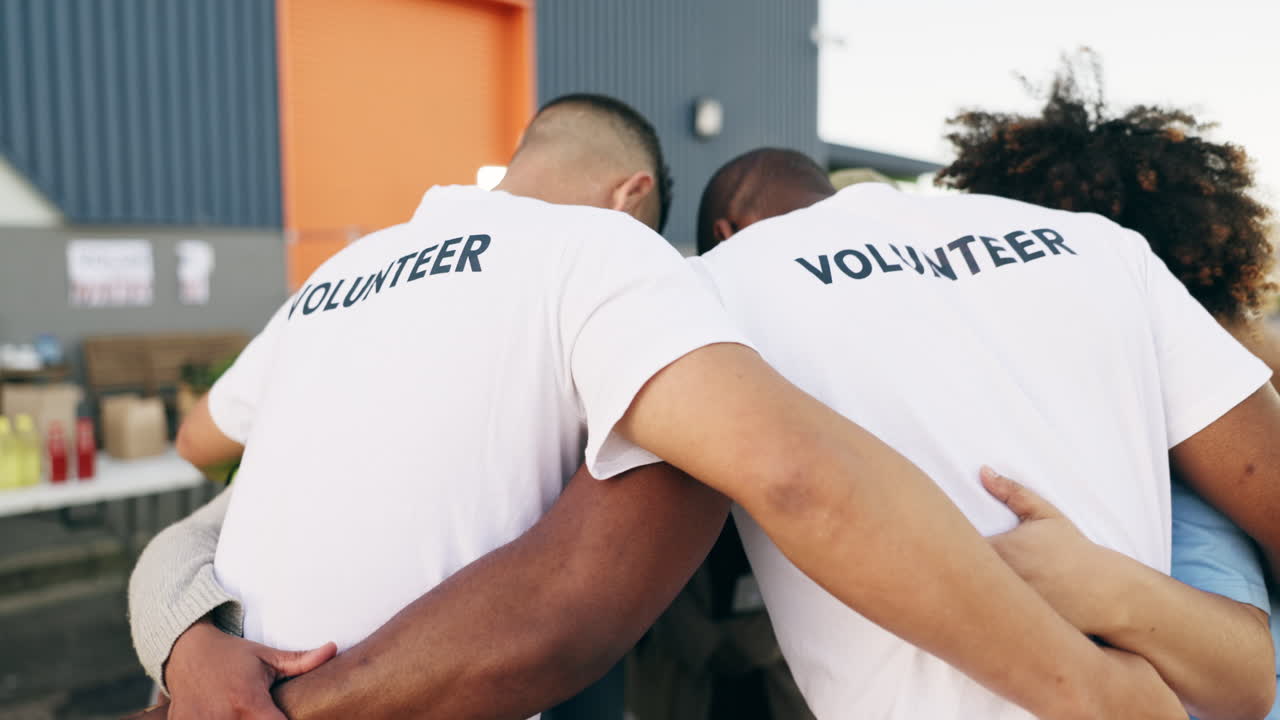 grupo de voluntarios, formación de equipos