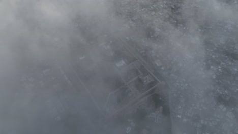 drone shot bird perspective tharparkar from above fast clouds and sunshine