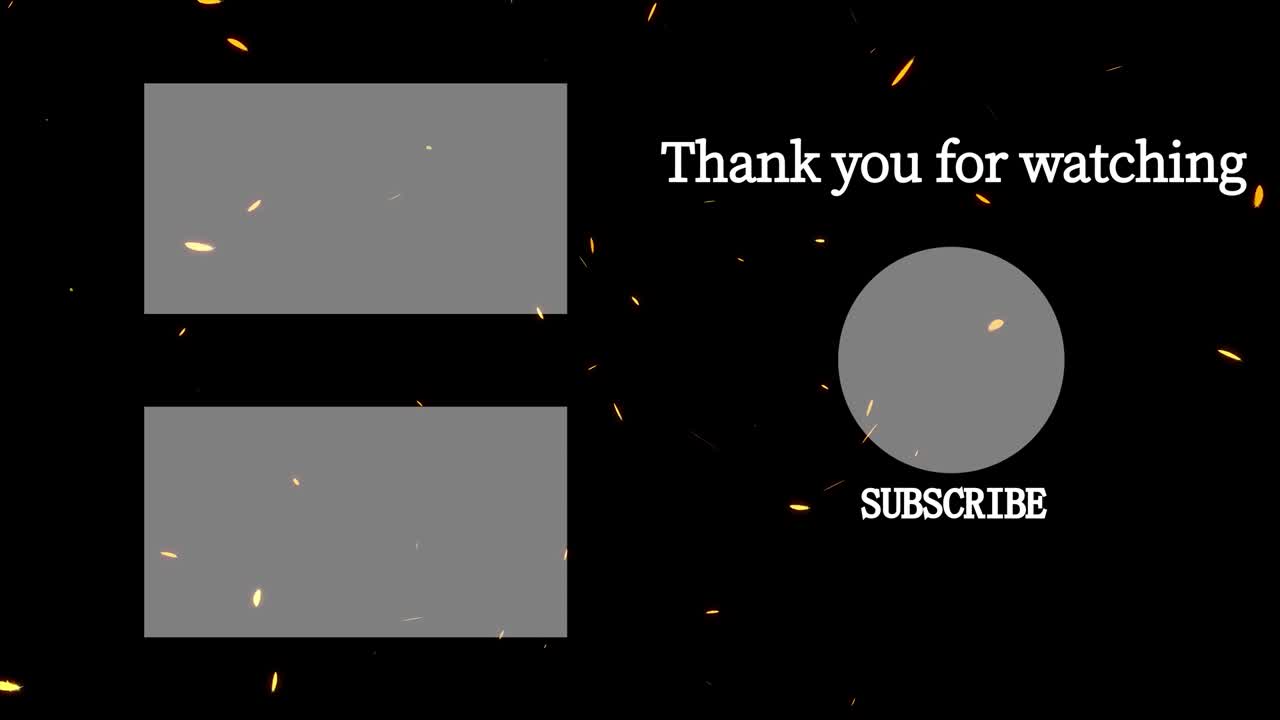 털 떨어지는 입자 끝 카드 끝 화면 모션 그래픽