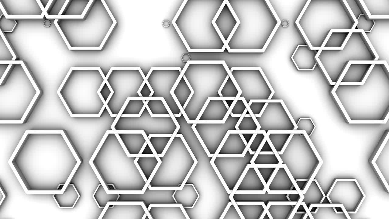 fondo de hexágonos animados