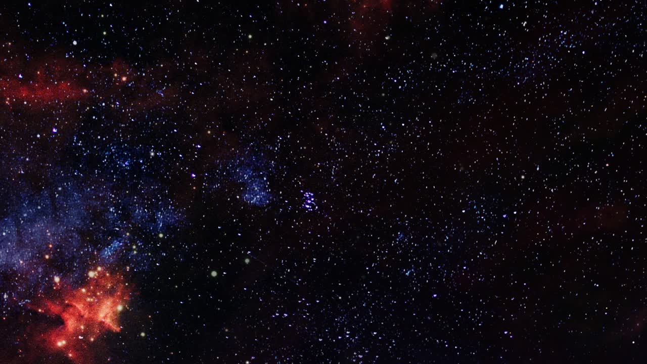 fondo espacial con nebulosa y estrellas