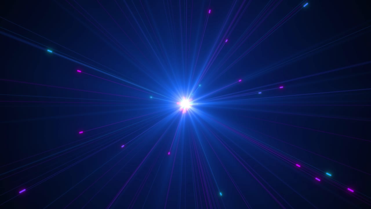 추상적인 반이는 선 폭발 배경