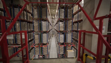 work warehouse, no people in stock, a large modern warehouse