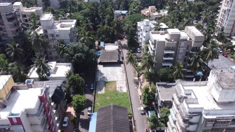 Imágenes-De-Drones-De-Goregaon-India-La-Mejor-Vista-Y-La-Mejor-Vista-En-Goregaon-En-Construcción-Vista-Del-Edificio-Y-Las-Mejores-Vistas-Cinematográficas