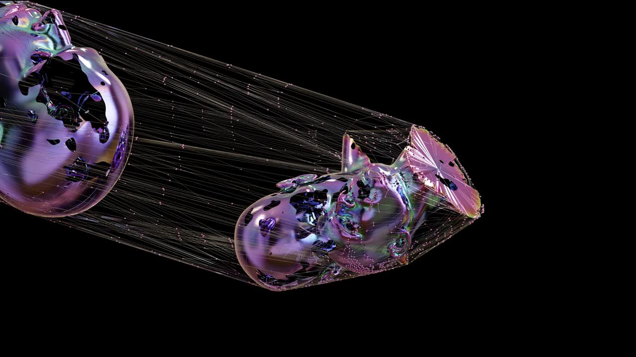 animación en bucle de rostros humanos abstractos, busto, marco de alambre, arte abstracto, plantilla de diseño de movimiento, composición dinámica, extrañamente satisfactoria, renderizado en 3d