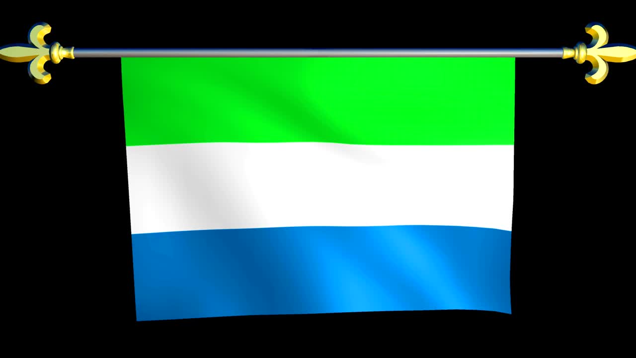 시에라리온의 큰 루핑 애니메이션 발