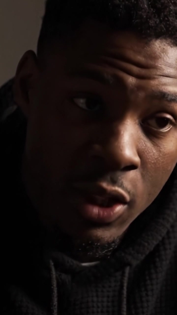 A Thoughtful Conversation: Capturing the Expressions and Emotions of a Young Man in Two Intimate Frames from a Reflective Video Interview