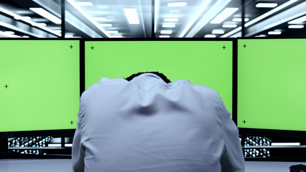 서버 에서 과도하게 일하는 직원