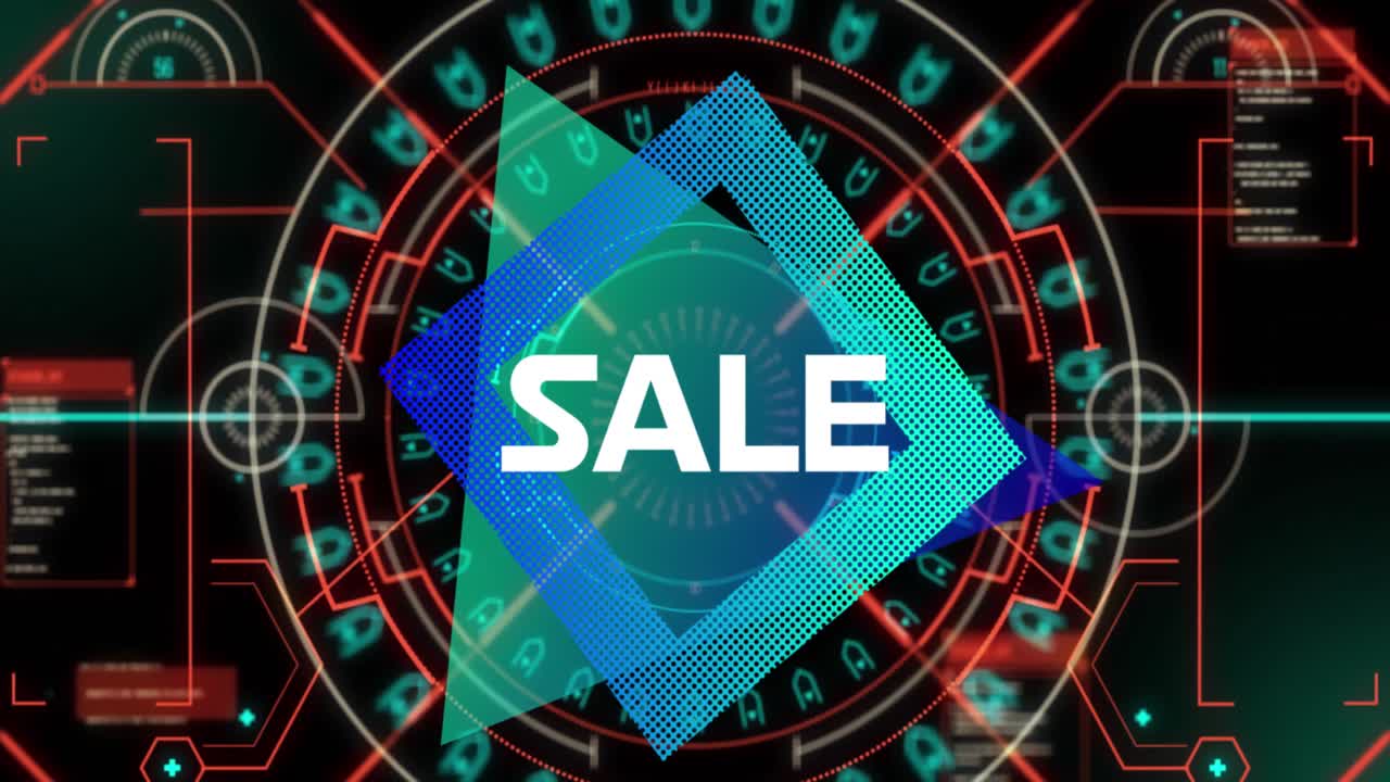 판매 텍스트에 대한 데이터 처리의 애니메이션