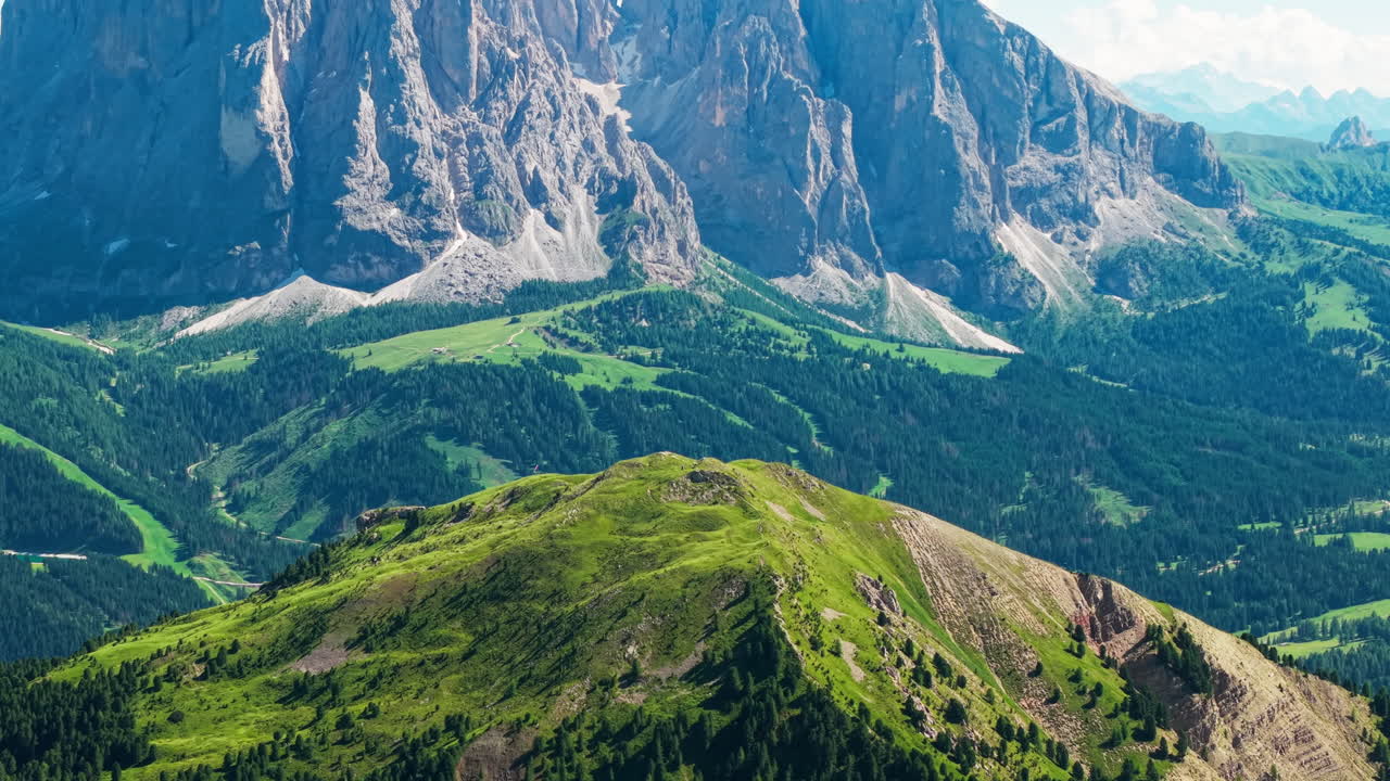 Professional 4K drone video from Mount Seceda, Italy