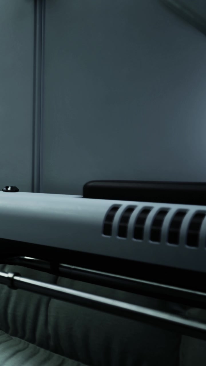 Cool gray appliance with soft lighting in a modern interior space for daily use