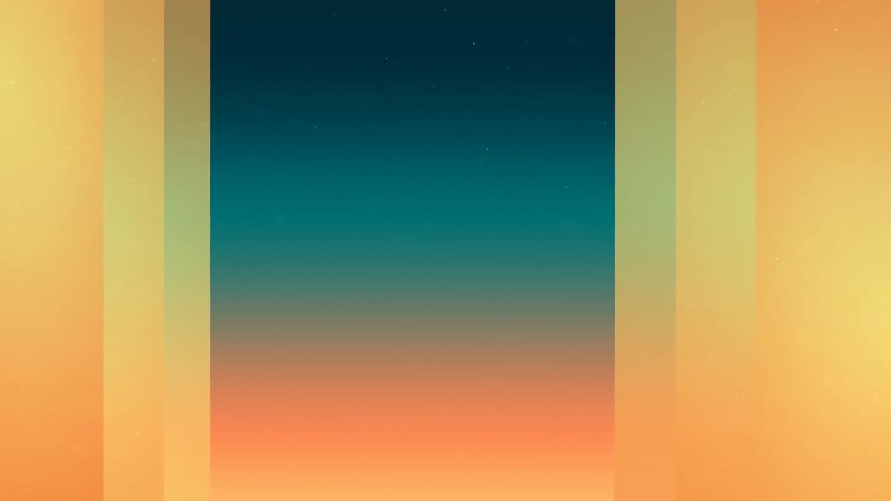 animación digital de líneas amarillas que forman contra el azul un fondo de gradiente retroactivo