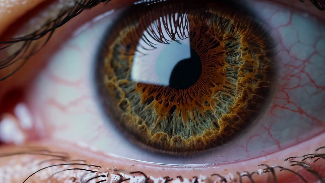 primer plano de un ojo humano