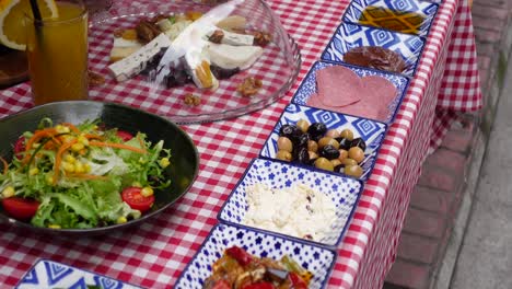 delicious turkish breakfast buffet