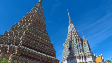 time lapse beautiful wat pho temple , bangkok , thailand